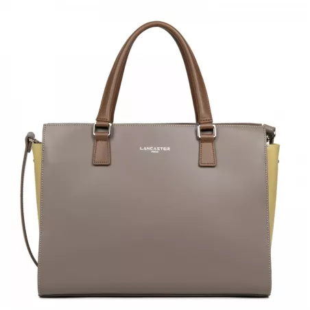 Grand sac cabas main Smooth de Lancaster