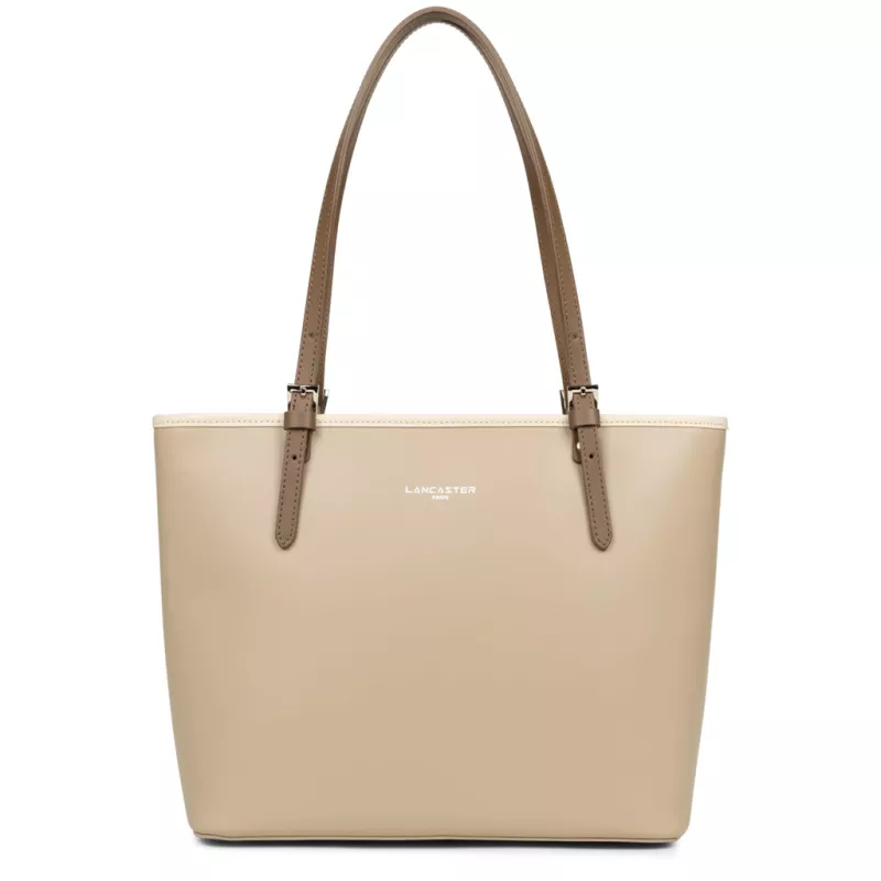 Sac cabas épaule Smooth de Lancaster Sac cabas épaule Smooth de Lancaster
