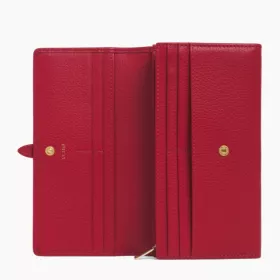 le tanneur - grand portefeuille : billets, cartes, monnaie, zippé joséphine en cuir grainé