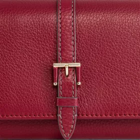 le tanneur - grand portefeuille : billets, cartes, monnaie, zippé joséphine en cuir grainé