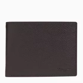 Portefeuille Horizontal Zippé 2 Volets Charles En Cuir Grainé De Le Tanneur