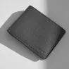Portefeuille Horizontal Zippé 2 Volets Charles En Cuir Grainé De Le Tanneur