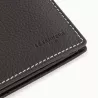 Portefeuille Horizontal Zippé 2 Volets Charles En Cuir Grainé De Le Tanneur