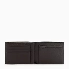 Portefeuille Horizontal Zippé 2 Volets Charles En Cuir Grainé De Le Tanneur