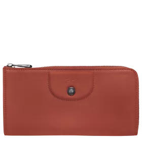 Portefeuille long zippé Le Pliage Cuir Longchamp