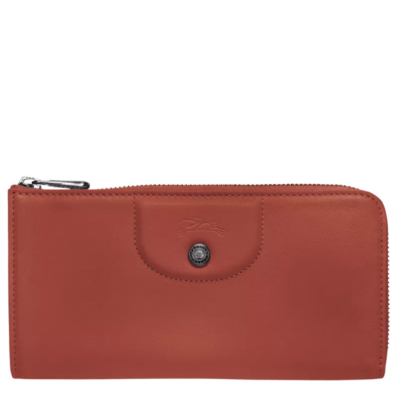 Portefeuille long zippé Le Pliage Cuir Longchamp Portefeuille long zippé Le Pliage Cuir Longchamp