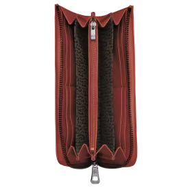 Portefeuille long zippé Le Pliage Cuir Longchamp