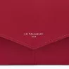 le tanneur - petit portefeuille zippé charlotte en cuir lisse