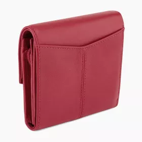 le tanneur - petit portefeuille zippé charlotte en cuir lisse