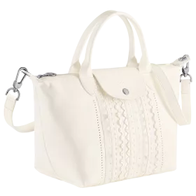 longchamp - sac porté main s  le pliage cuir
