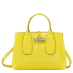 longchamp - sac porté main m  roseau