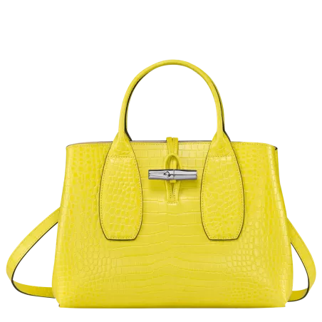 longchamp - sac porté main m  roseau