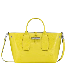 longchamp - sac porté main m  roseau