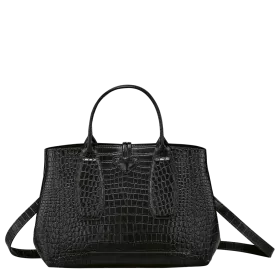 longchamp - sac porté main m  roseau