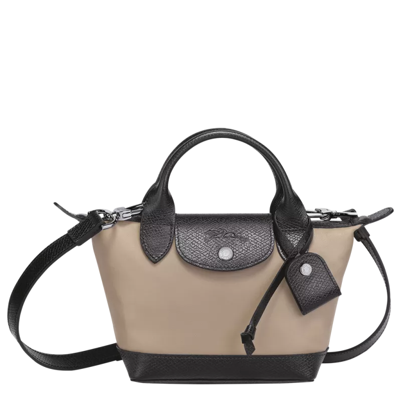 longchamp - sac porté main xs le pliage cuir longchamp - sac porté main xs le pliage cuir
