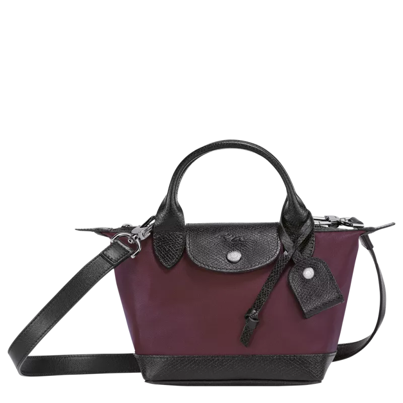 longchamp - sac porté main xs le pliage cuir longchamp - sac porté main xs le pliage cuir