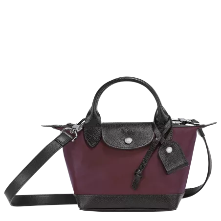 longchamp - sac porté main xs  le pliage cuir