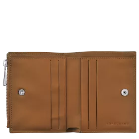 longchamp - portefeuille compact  roseau