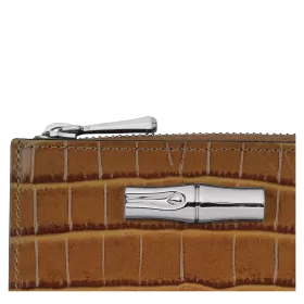 longchamp - portefeuille compact  roseau