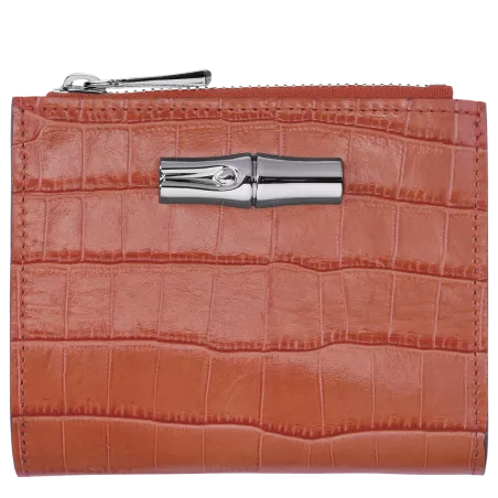 longchamp - portefeuille compact  roseau