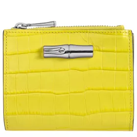 longchamp - portefeuille compact  roseau