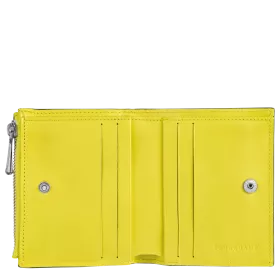 longchamp - portefeuille compact  roseau