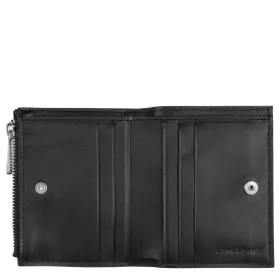 longchamp - portefeuille compact  roseau