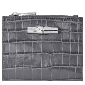 longchamp - portefeuille compact  roseau