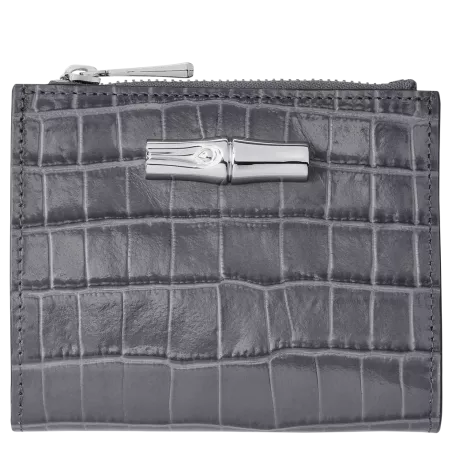 longchamp - portefeuille compact  roseau