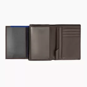 Portefeuille Vertical Moyen Modèle Zippé 2 Volets Martin En Cuir Lisse De Le Tanneur