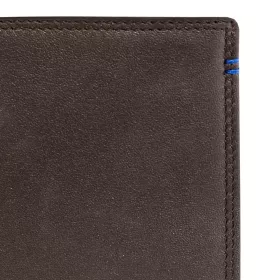 Portefeuille Vertical Moyen Modèle Zippé 2 Volets Martin En Cuir Lisse De Le Tanneur
