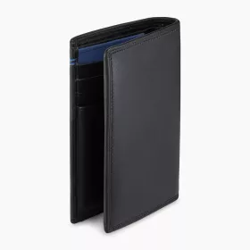 Portefeuille Vertical Moyen Modèle Zippé 2 Volets Martin En Cuir Lisse De Le Tanneur