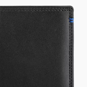 Portefeuille Vertical Moyen Modèle Zippé 2 Volets Martin En Cuir Lisse De Le Tanneur