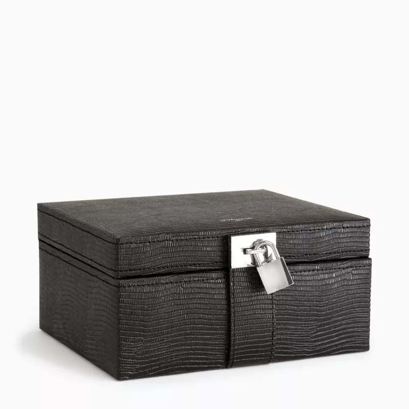 le tanneur - petite boite à bijoux en cuir le tanneur - petite boite à bijoux en cuir
