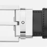 montblanc - ceinture réversible de 30 mm en cuir noir/marron