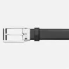 montblanc - ceinture réversible de 30 mm en cuir noir/marron