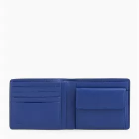Le Tanneur - portefeuille horizontal poche monnaie à rabat augustin en cuir grainé
