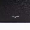 Le Tanneur - portefeuille horizontal poche monnaie à rabat augustin en cuir grainé