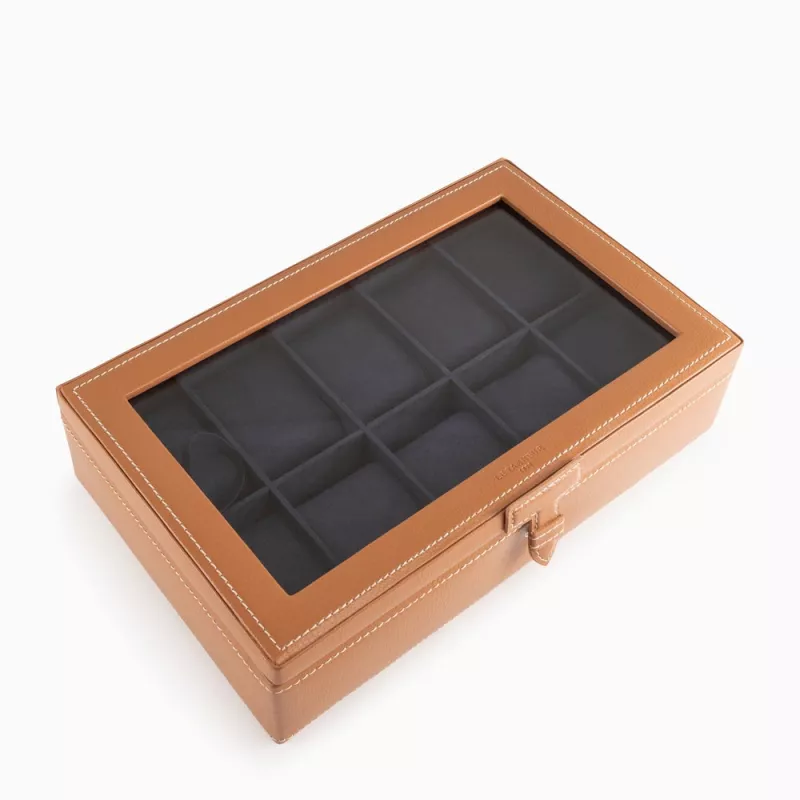 le tanneur - coffret 10 montres en cuir