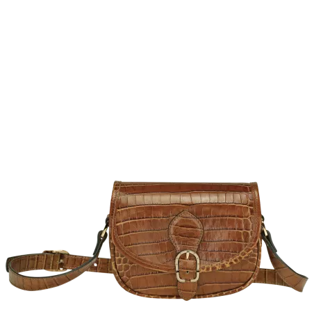 longchamp - sac porté travers xs longchamp 1980 croco