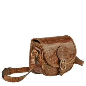 longchamp - sac porté travers xs longchamp 1980 croco