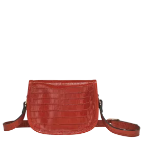 longchamp - sac porté travers xs longchamp 1980 croco