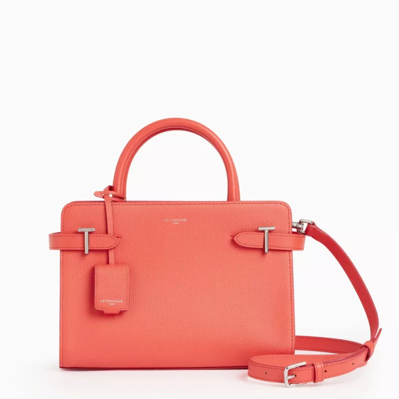 Le Tanneur - sac à main moyen modèle emilie en cuir monogramme Le Tanneur - sac à main moyen modèle emilie en cuir monogramme