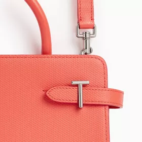 Le Tanneur - sac à main moyen modèle emilie en cuir monogramme