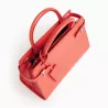 Le Tanneur - sac à main moyen modèle emilie en cuir monogramme