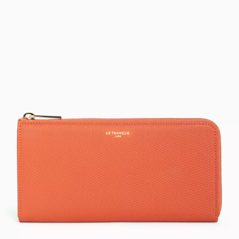 Compagnon Zippé Emilie En Cuir Signature T De Le Tanneur Compagnon Zippé Emilie En Cuir Signature T De Le Tanneur