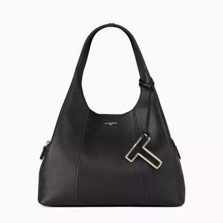 Le Tanneur - sac porté épaule moyen modèle juliette en cuir grainé