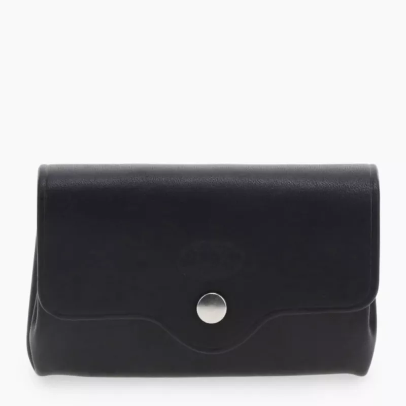 le tanneur - porte monnaie sans couture en cuir lisse le tanneur - porte monnaie sans couture en cuir lisse