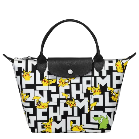 longchamp - sac porté main s  longchamp x pokémon
