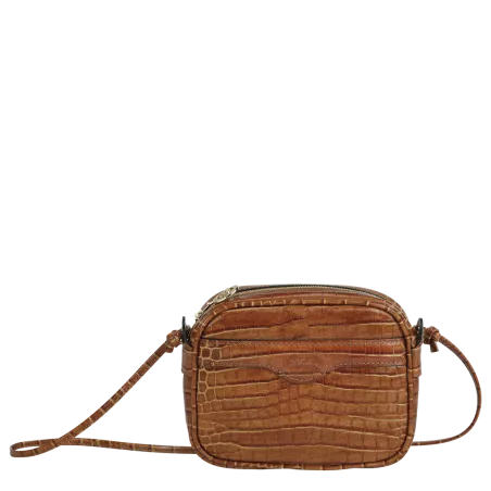 longchamp - sac porté travers xs longchamp 1980 croco